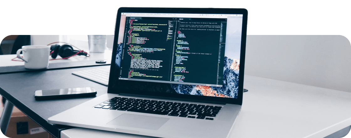 Laptop on Desktop